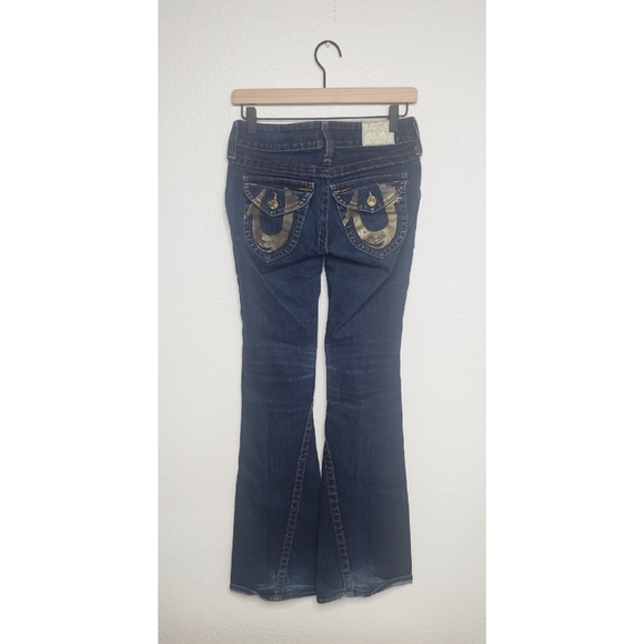 True Religion Women's Flare Leg Jeans Size 26 - Picture 5 of 9